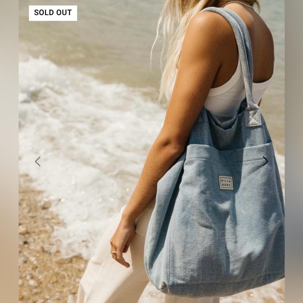 Billabong Oversized Canvas Tote Bag